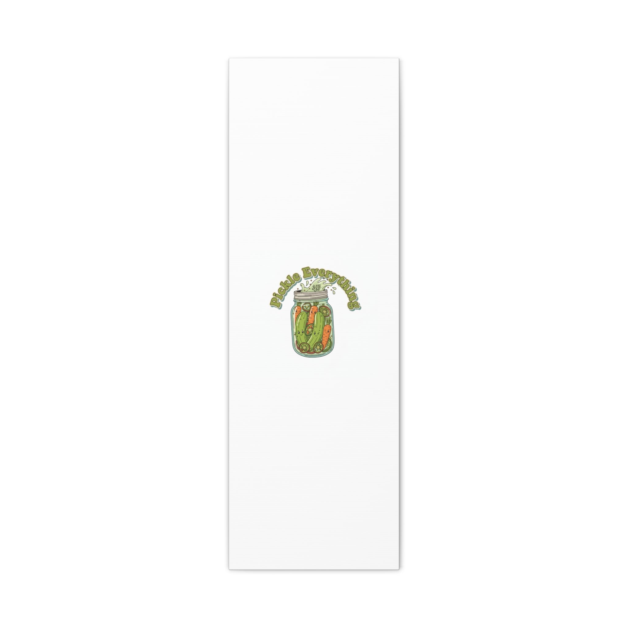 Pickle Everything Jar Canvas, Brine Design, Pickle Lover Decor