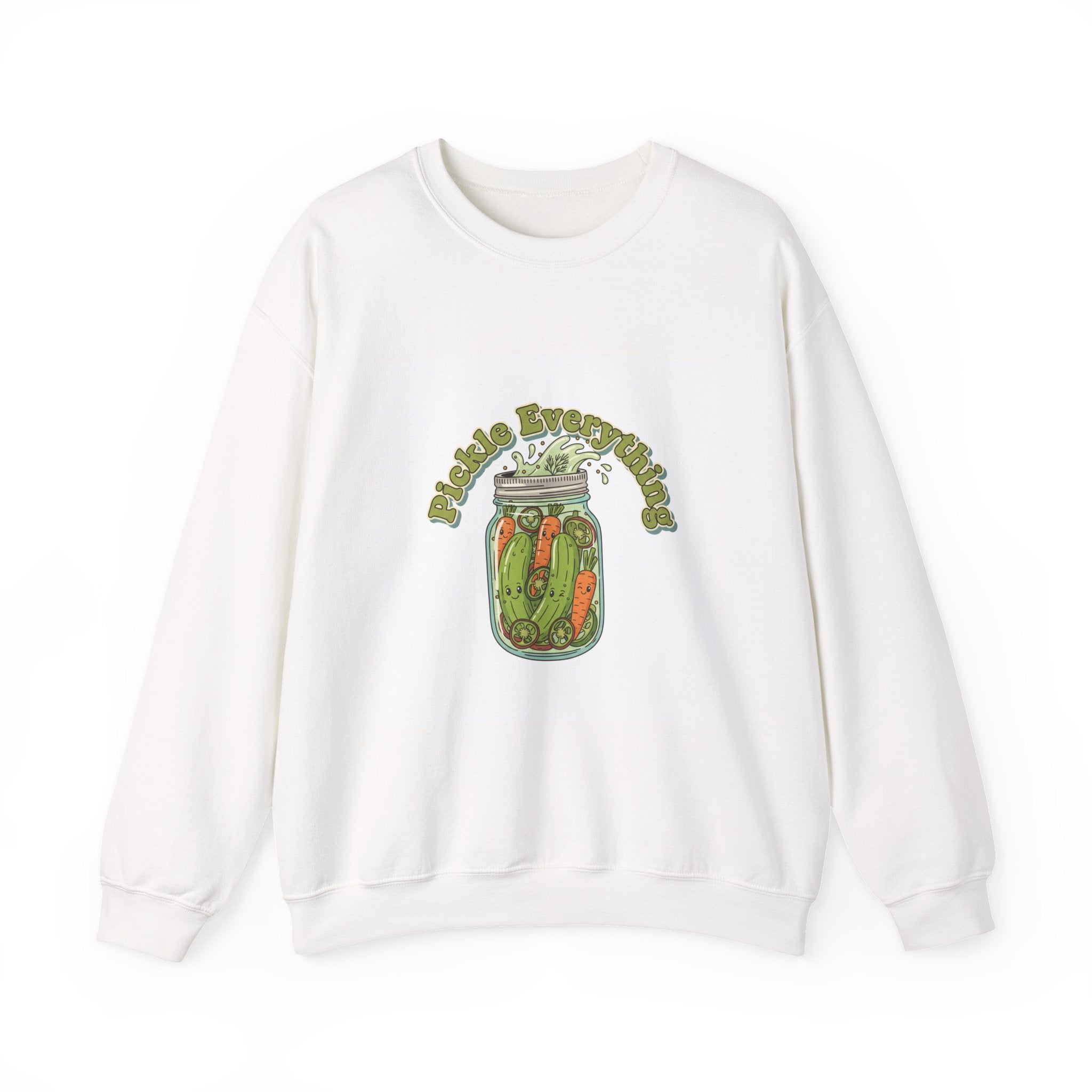 Pickle Lover Brine Jar Sweatshirt | pickle lover, brine design