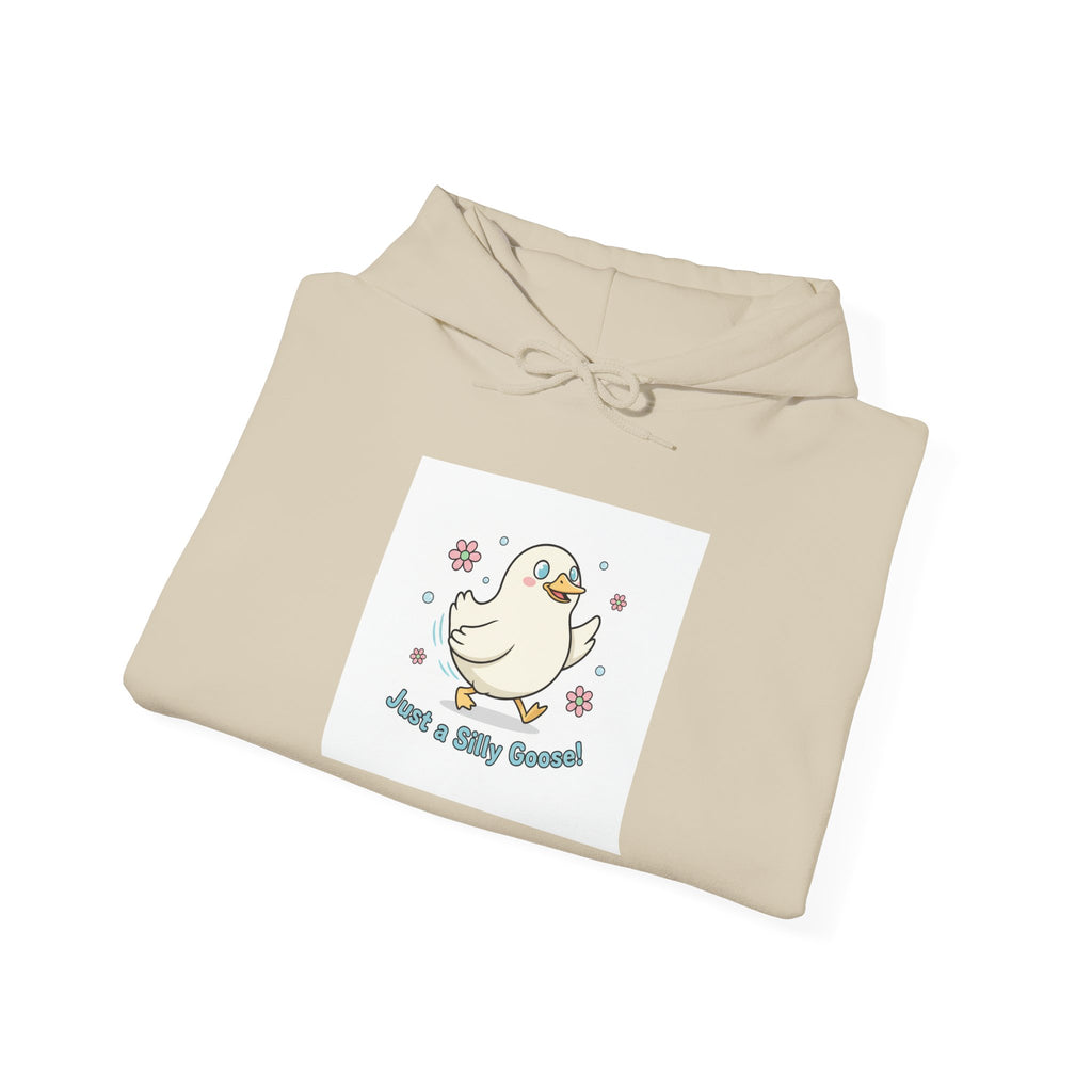 Silly Little Goose Cartoon Hoodie | cute goose cartoon, honking goose meme