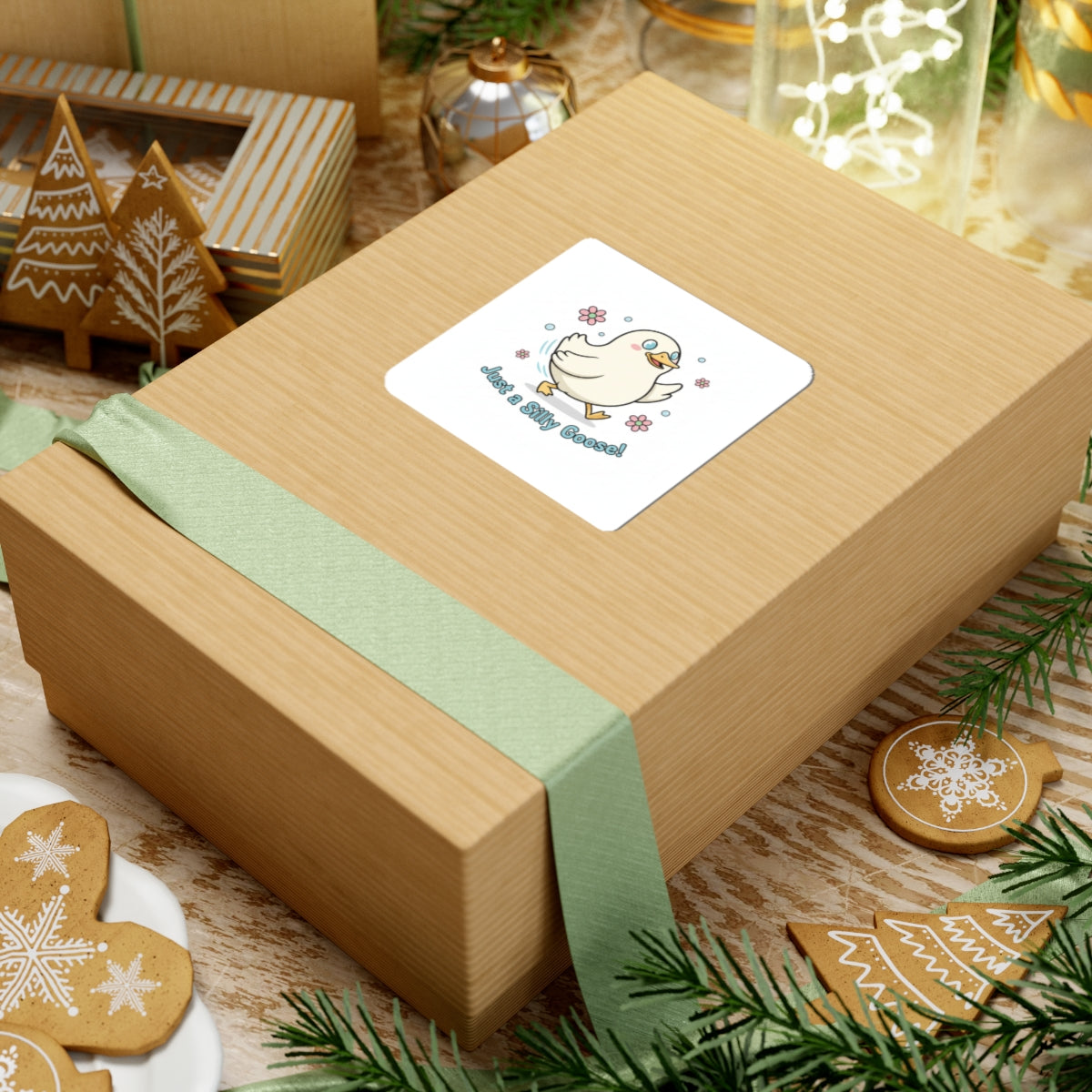 Silly Goose Sticker | cute goose cartoon, honking goose meme