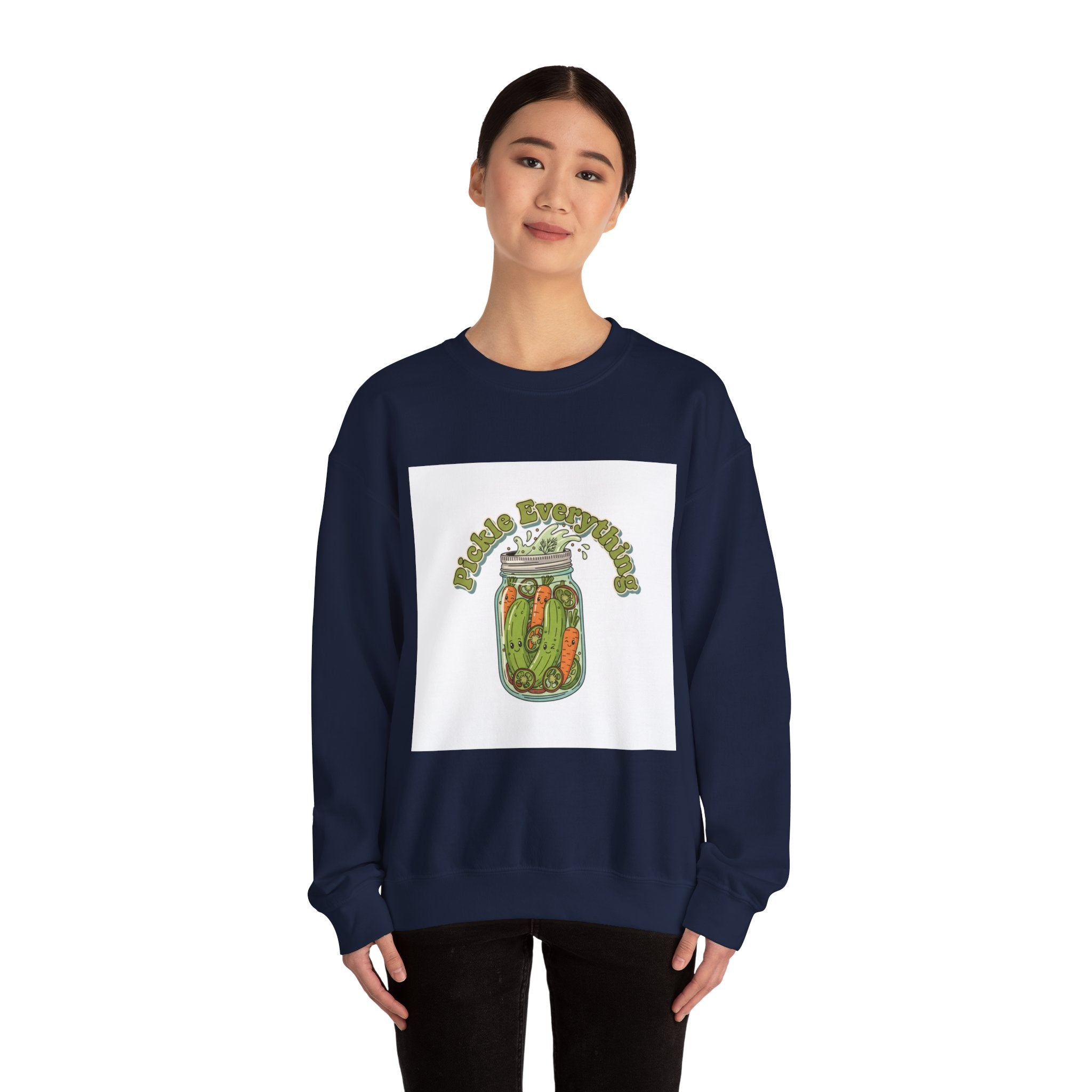 Pickle Lover Brine Jar Sweatshirt | pickle lover, brine design
