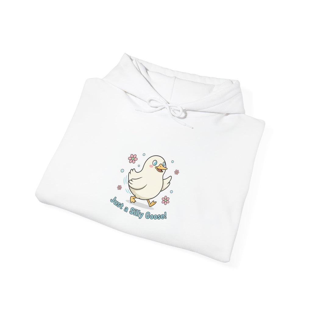 Silly Little Goose Cartoon Hoodie | cute goose cartoon, honking goose meme