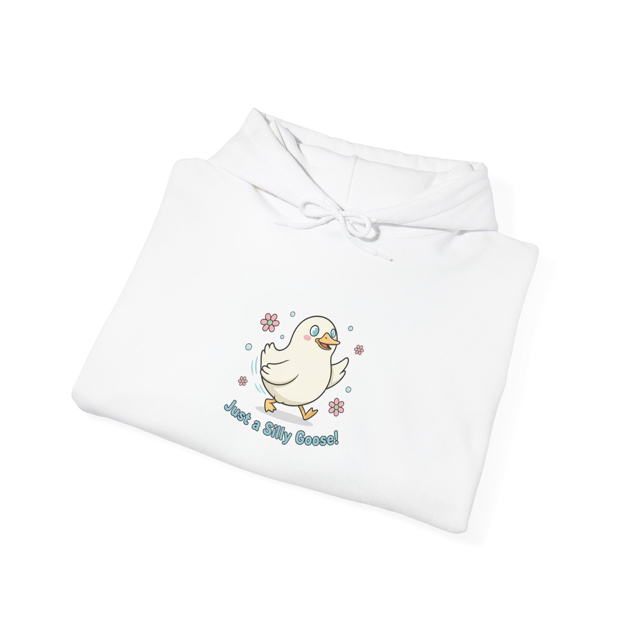 Silly Little Goose Cartoon Hoodie | cute goose cartoon, honking goose meme