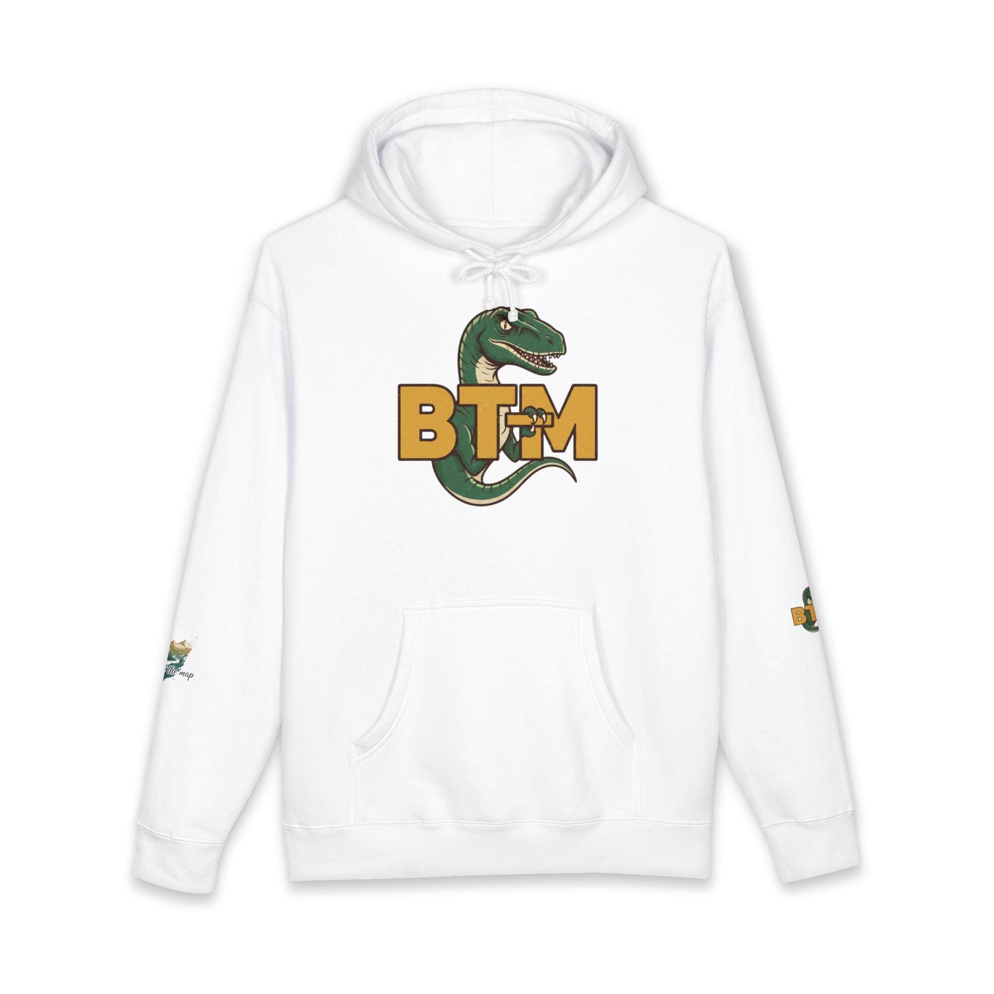 Beyond The Map Hoodie — Adventure T‑Rex Graphic Pullover