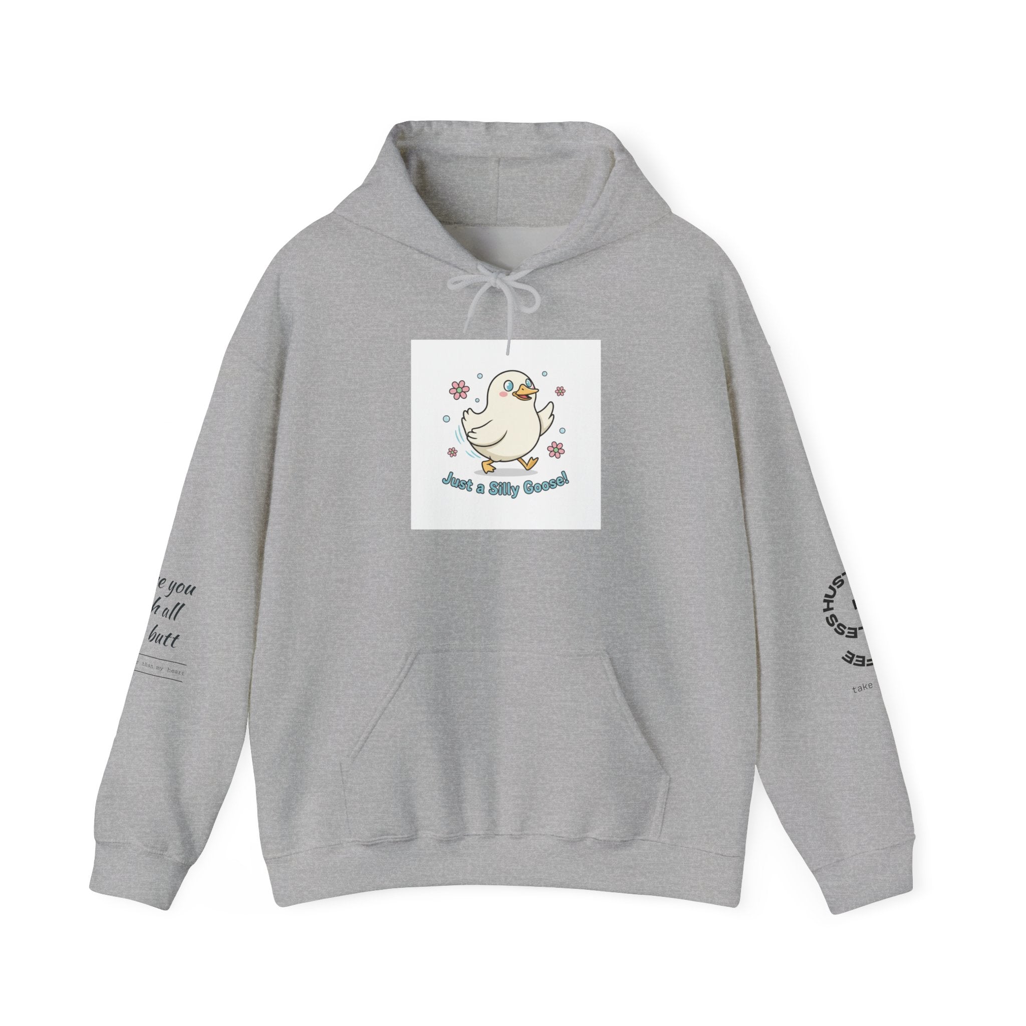 Silly Little Goose Cartoon Hoodie | cute goose cartoon, honking goose meme