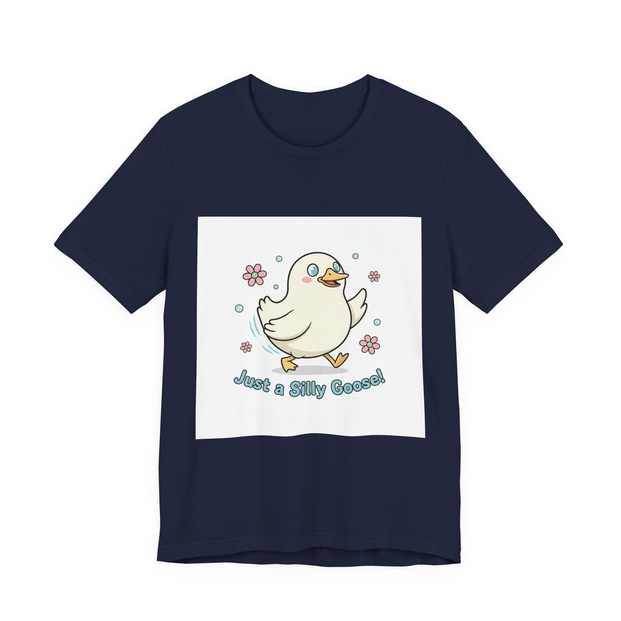 Just a Silly Goose Tee | cute goose cartoon, honking goose meme