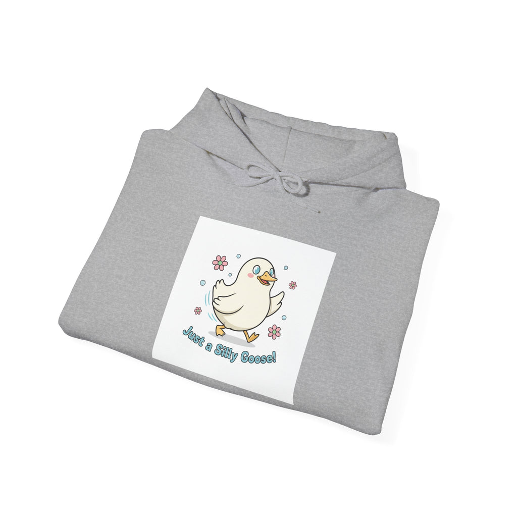 Silly Little Goose Cartoon Hoodie | cute goose cartoon, honking goose meme