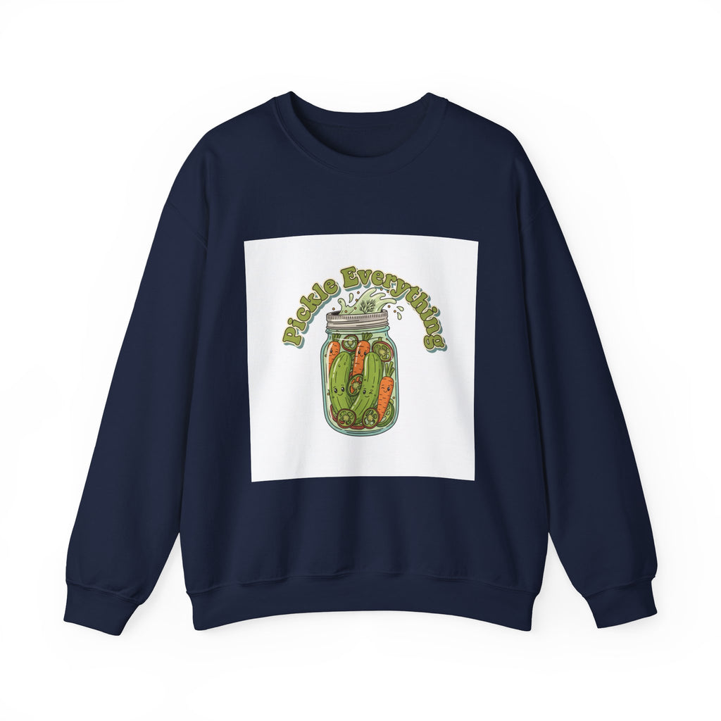 Pickle Lover Brine Jar Sweatshirt | pickle lover, brine design