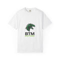 Raptors Logo T-Shirt — BTM Raptors Graphic Tee (Front Logo, Abstract Back Map)
