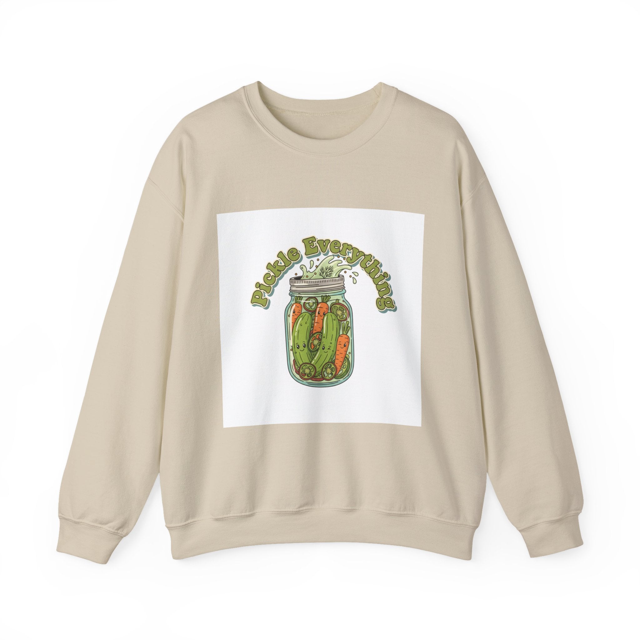 Pickle Lover Brine Jar Sweatshirt | pickle lover, brine design