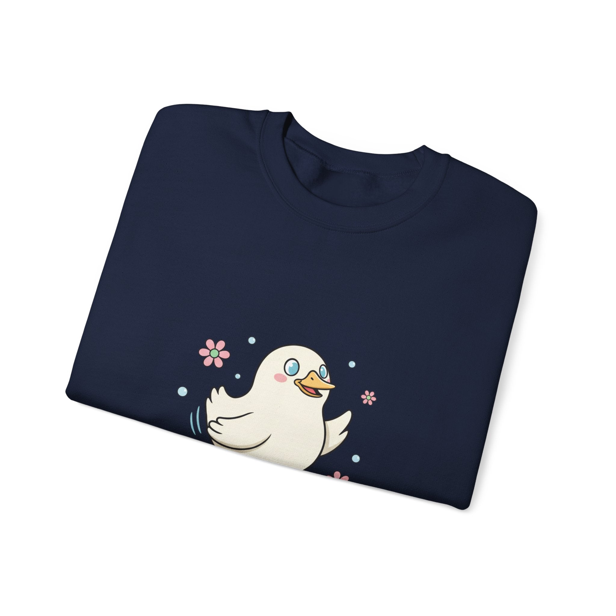 Silly Goose Cartoon Crewneck Sweatshirt | cute goose cartoon, honking goose meme