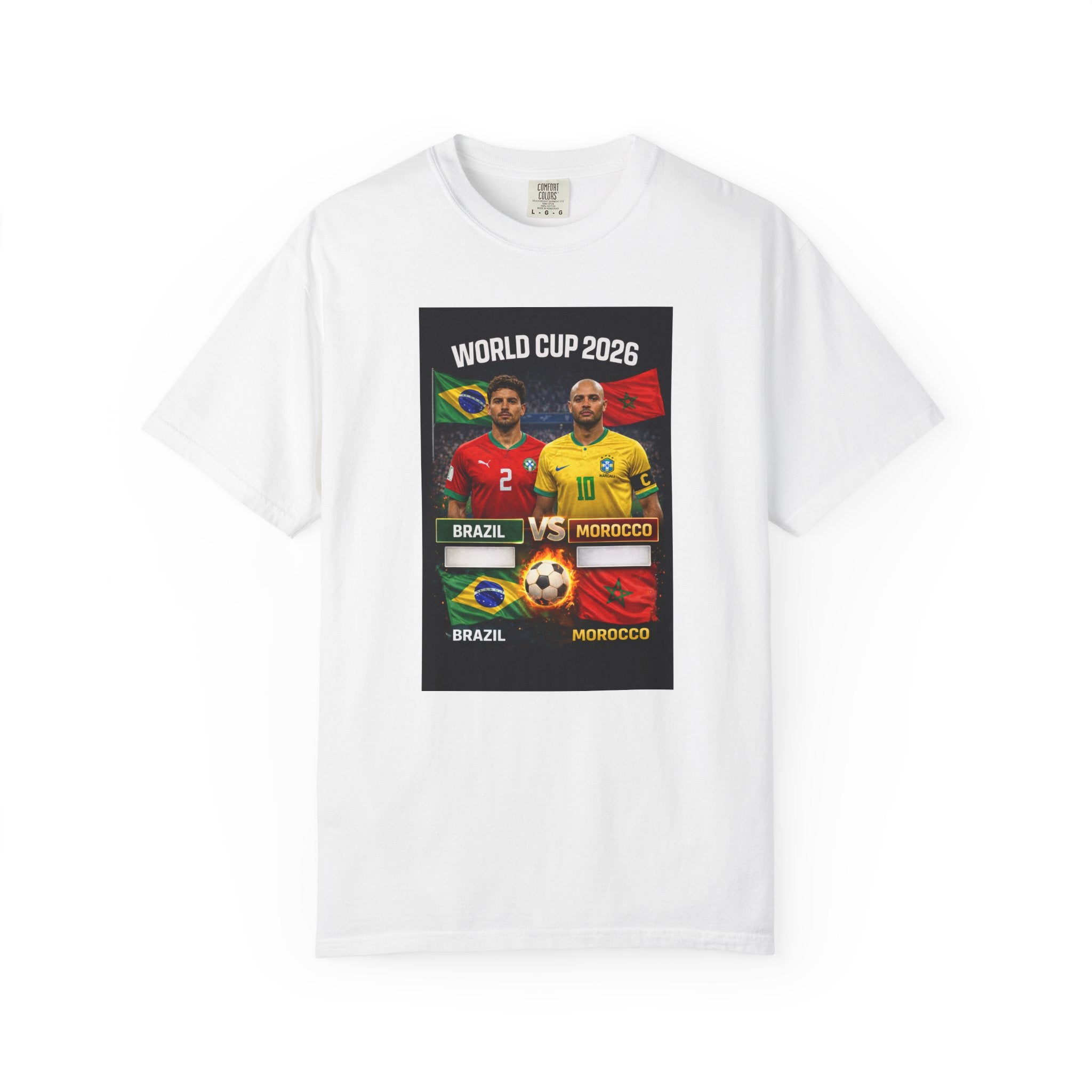 World Cup 2026 Brazil vs Morocco Soccer T-Shirt
