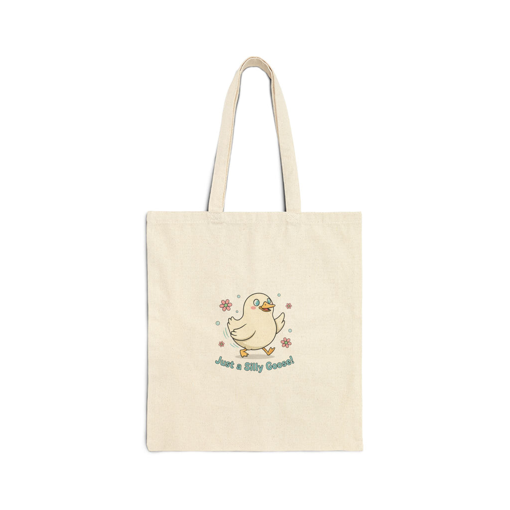 Silly Little Goose Tote | cute goose cartoon, honking goose meme