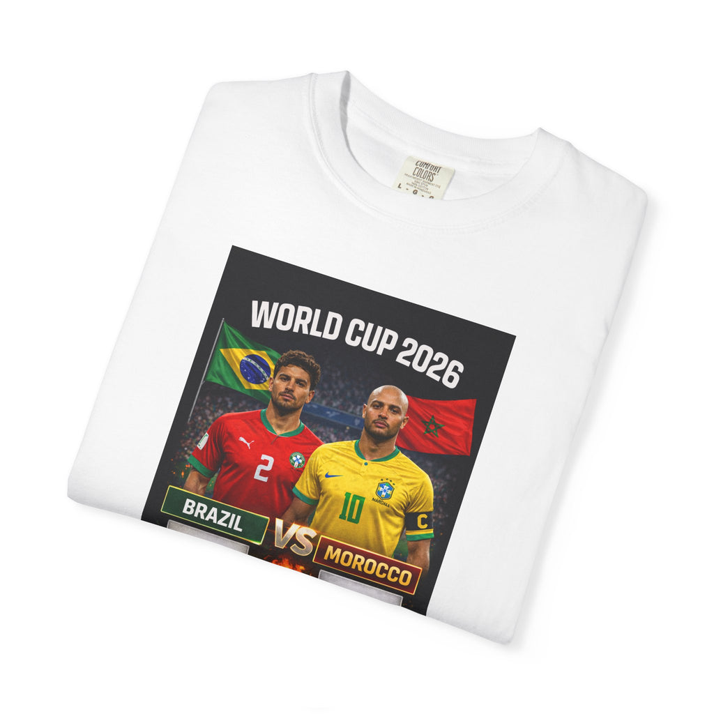 World Cup 2026 Brazil vs Morocco Soccer T-Shirt