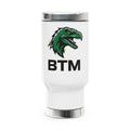 BTM Green Dragon Travel Mug — 14oz Stainless Steel Insulated Tumbler with Handle