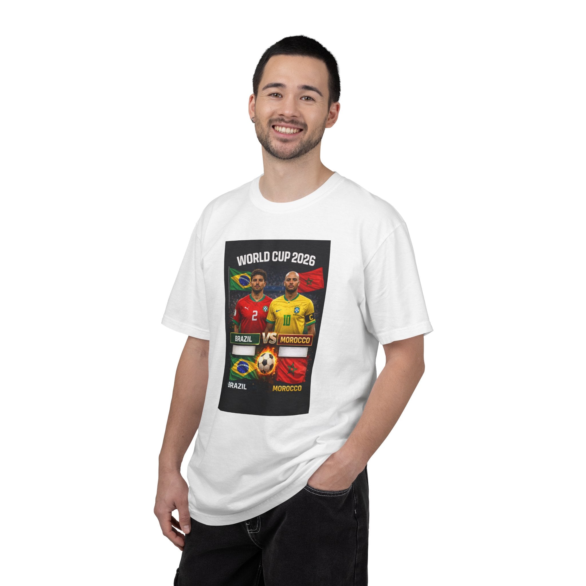 World Cup 2026 Brazil vs Morocco Soccer T-Shirt