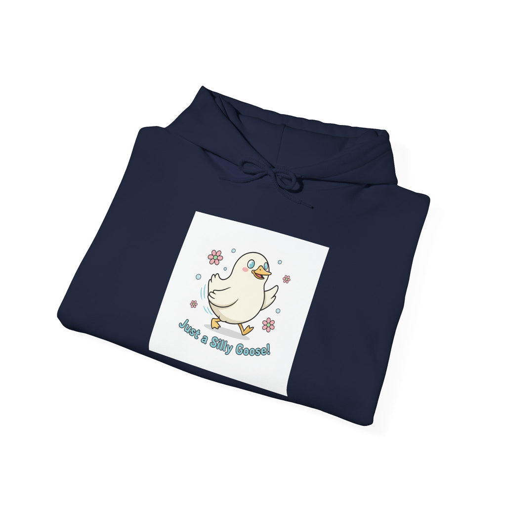 Silly Little Goose Cartoon Hoodie | cute goose cartoon, honking goose meme