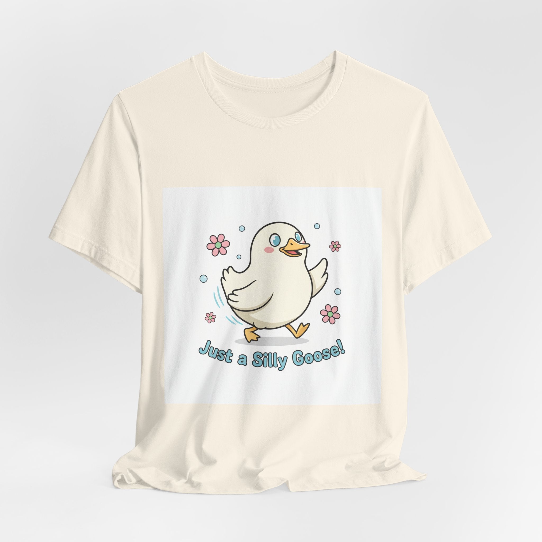 Just a Silly Goose Tee | cute goose cartoon, honking goose meme