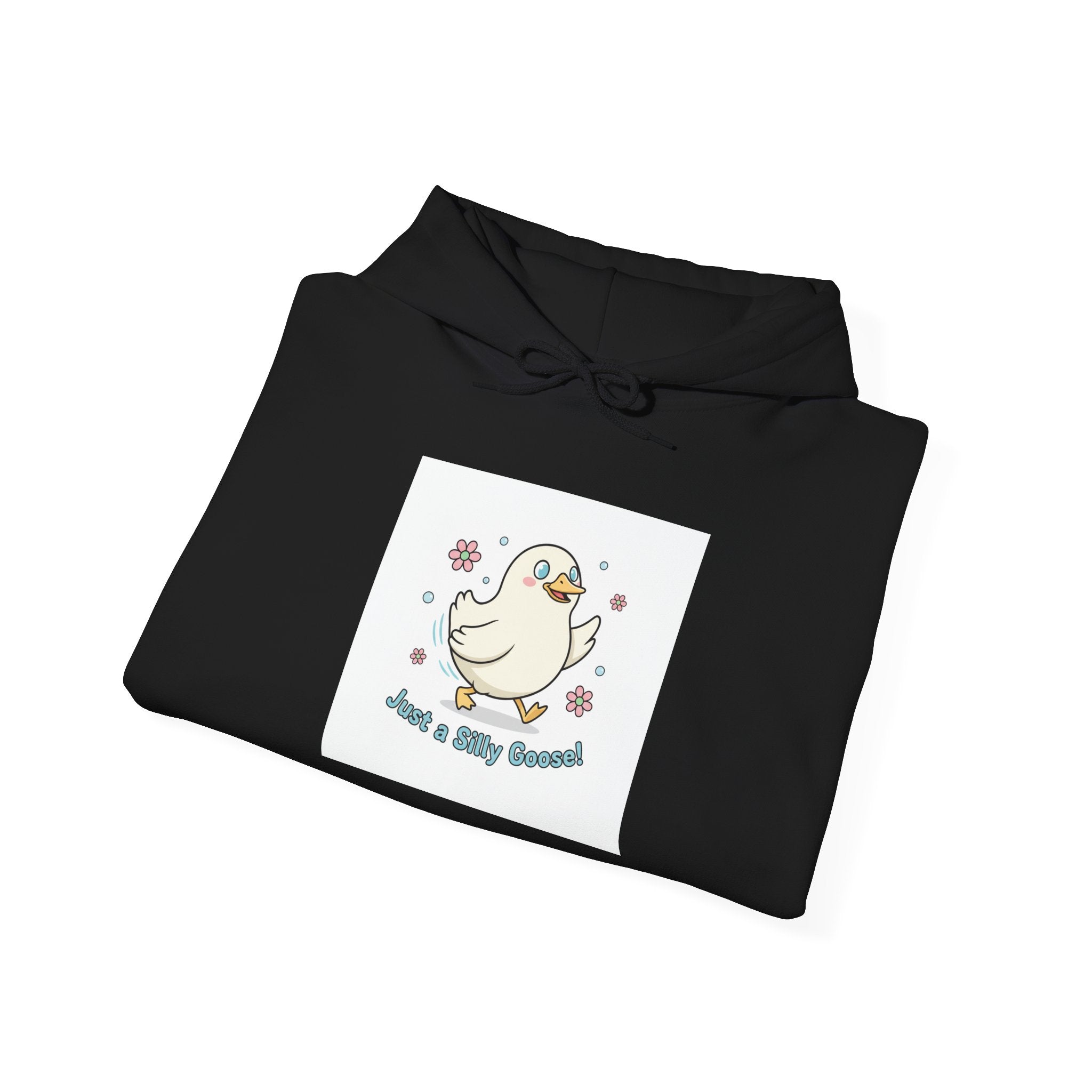 Silly Little Goose Cartoon Hoodie | cute goose cartoon, honking goose meme