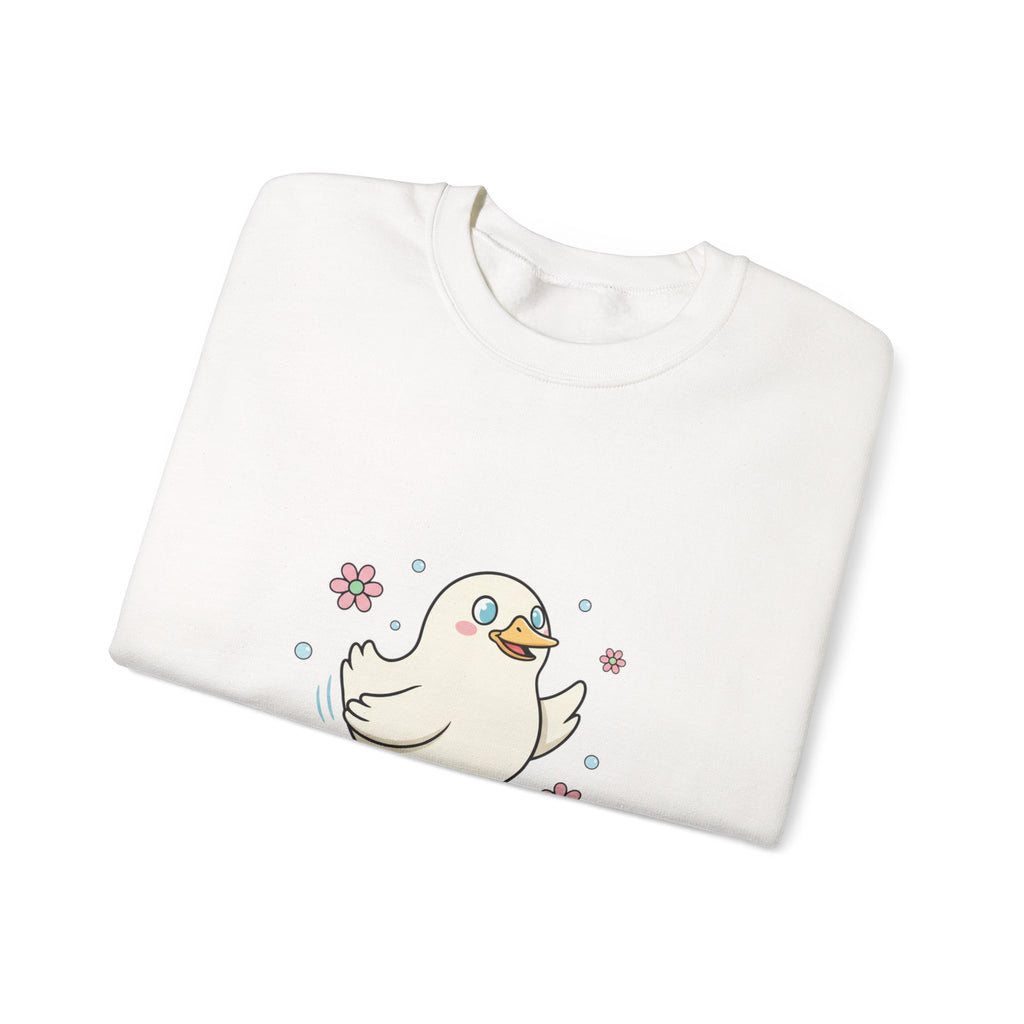 Silly Goose Cartoon Crewneck Sweatshirt | cute goose cartoon, honking goose meme