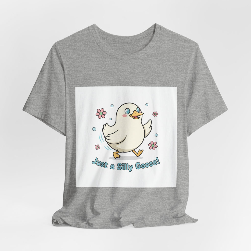 Just a Silly Goose Tee | cute goose cartoon, honking goose meme