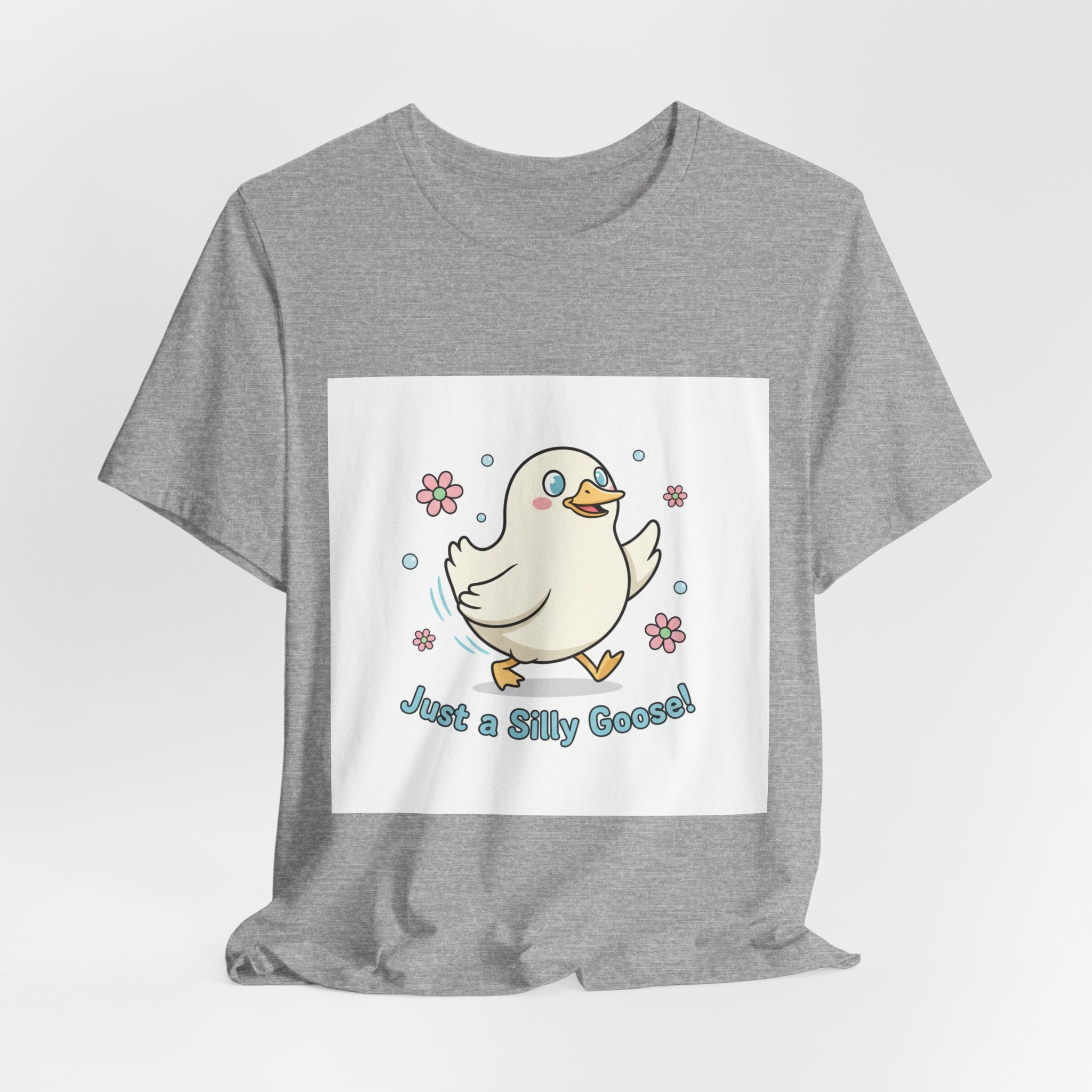 Just a Silly Goose Tee | cute goose cartoon, honking goose meme