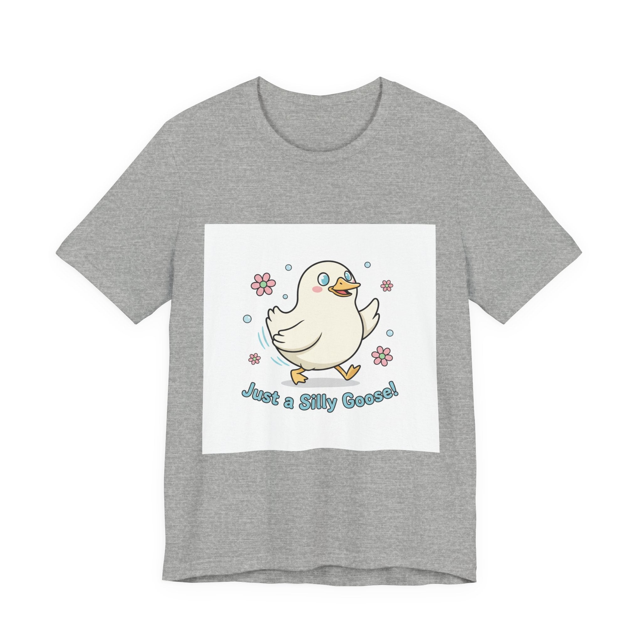 Just a Silly Goose Tee | cute goose cartoon, honking goose meme