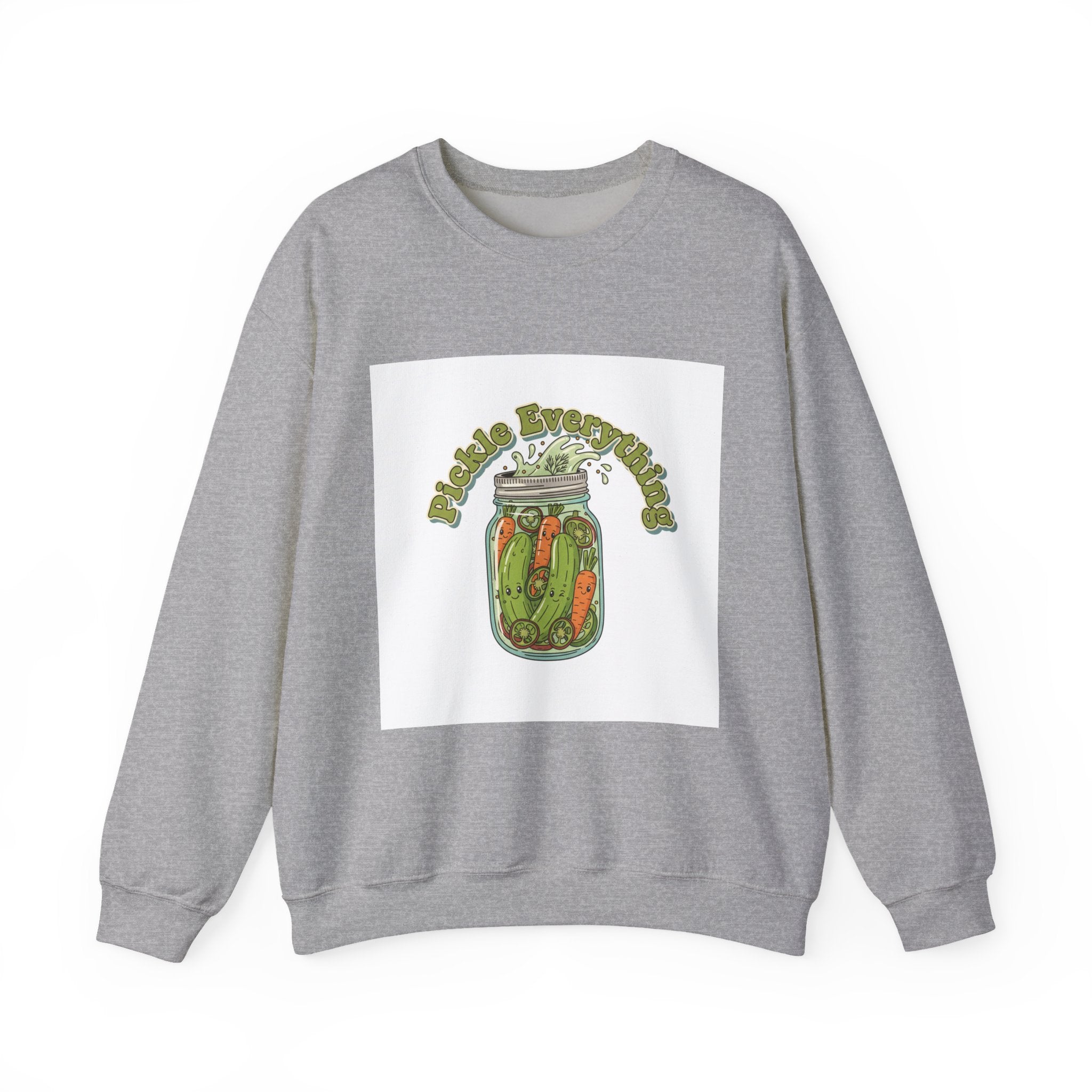 Pickle Lover Brine Jar Sweatshirt | pickle lover, brine design