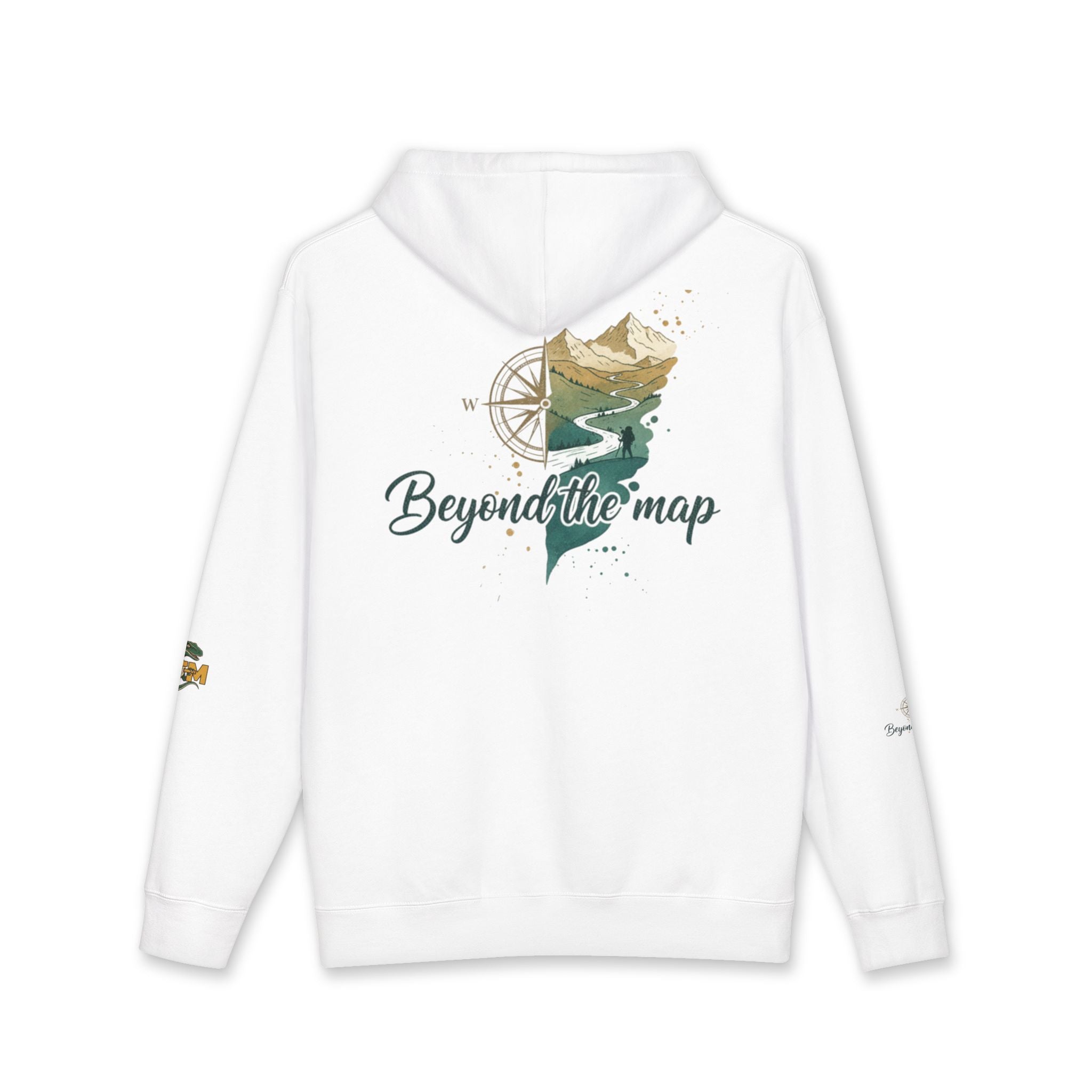 Beyond The Map Hoodie — Adventure T‑Rex Graphic Pullover