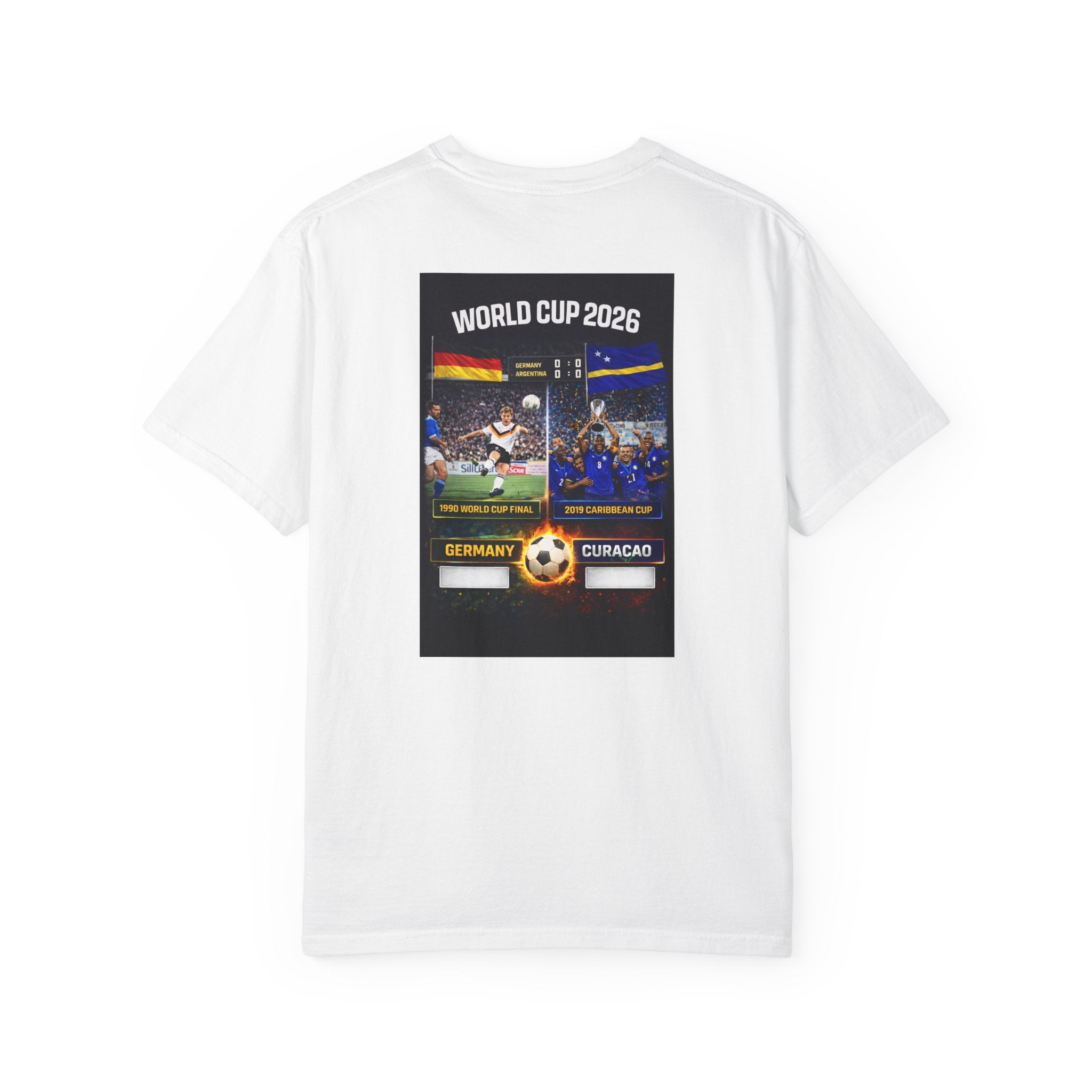 Germany vs Curaçao Graphic T-Shirt — Soccer Match Fan Tee