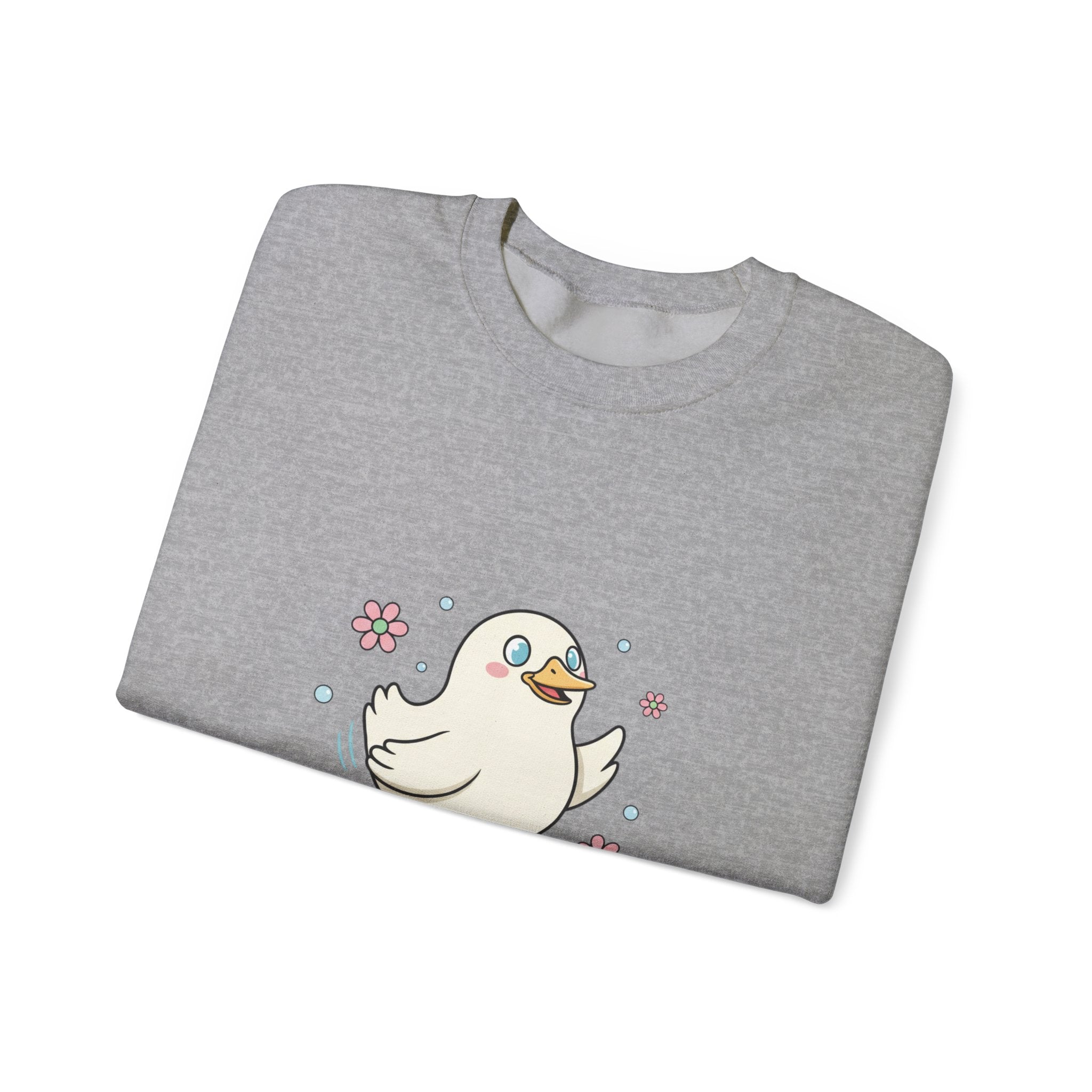 Silly Goose Cartoon Crewneck Sweatshirt | cute goose cartoon, honking goose meme