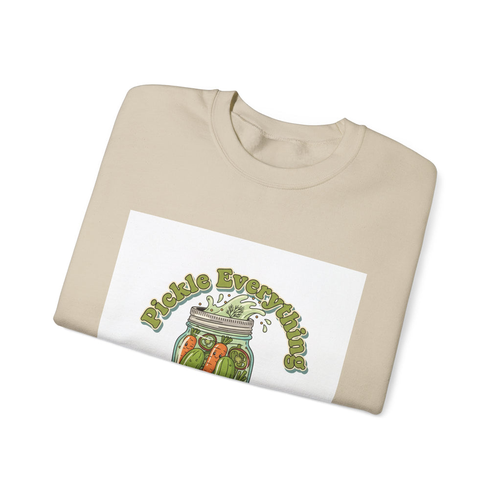 Pickle Lover Brine Jar Sweatshirt | pickle lover, brine design