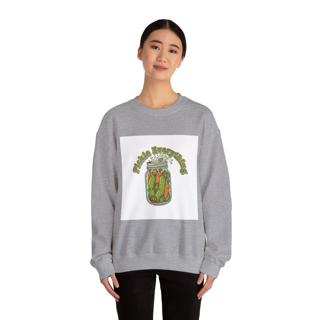 Pickle Lover Brine Jar Sweatshirt | pickle lover, brine design