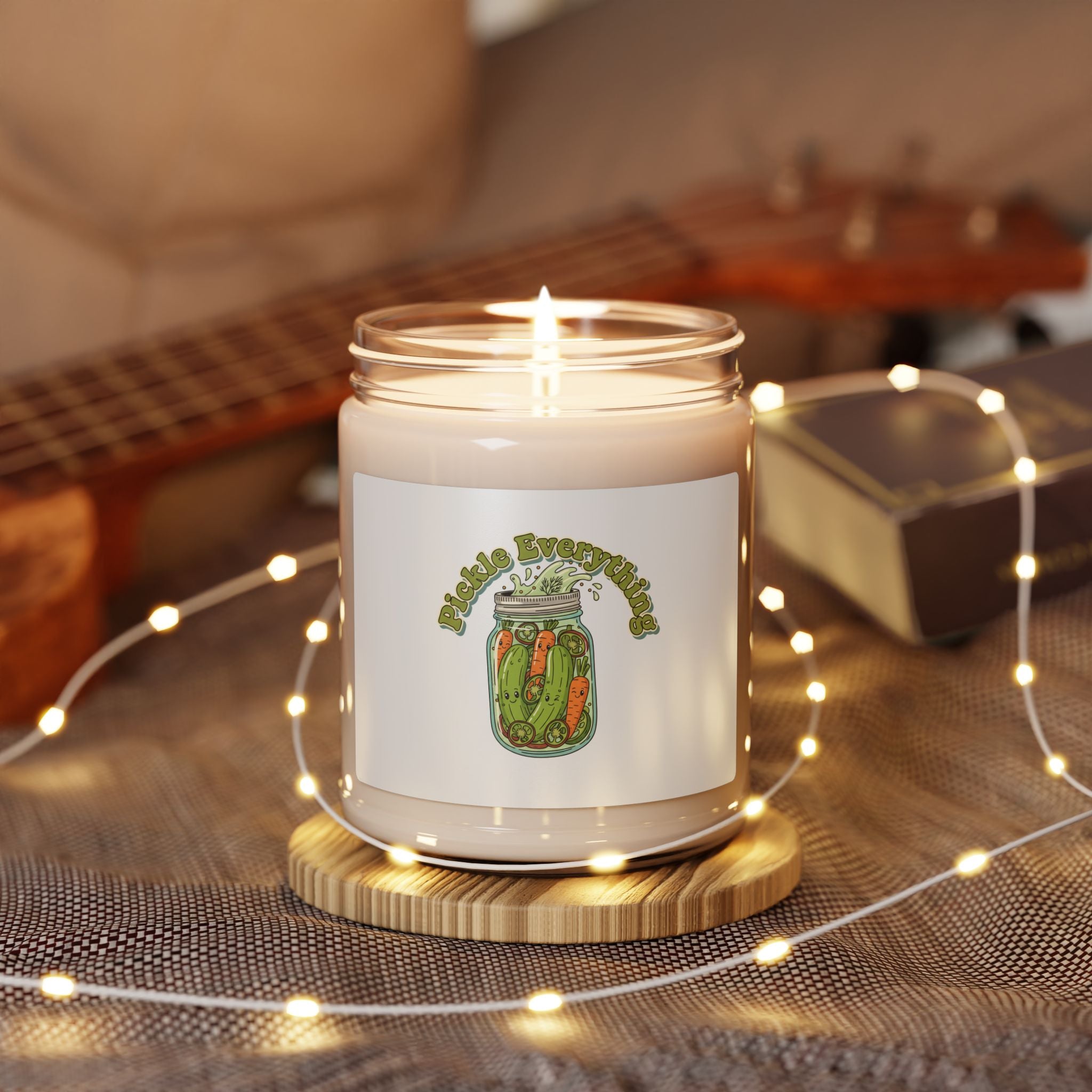 Pickle Lover Jar Candle | Soy Candle, Brine Scent