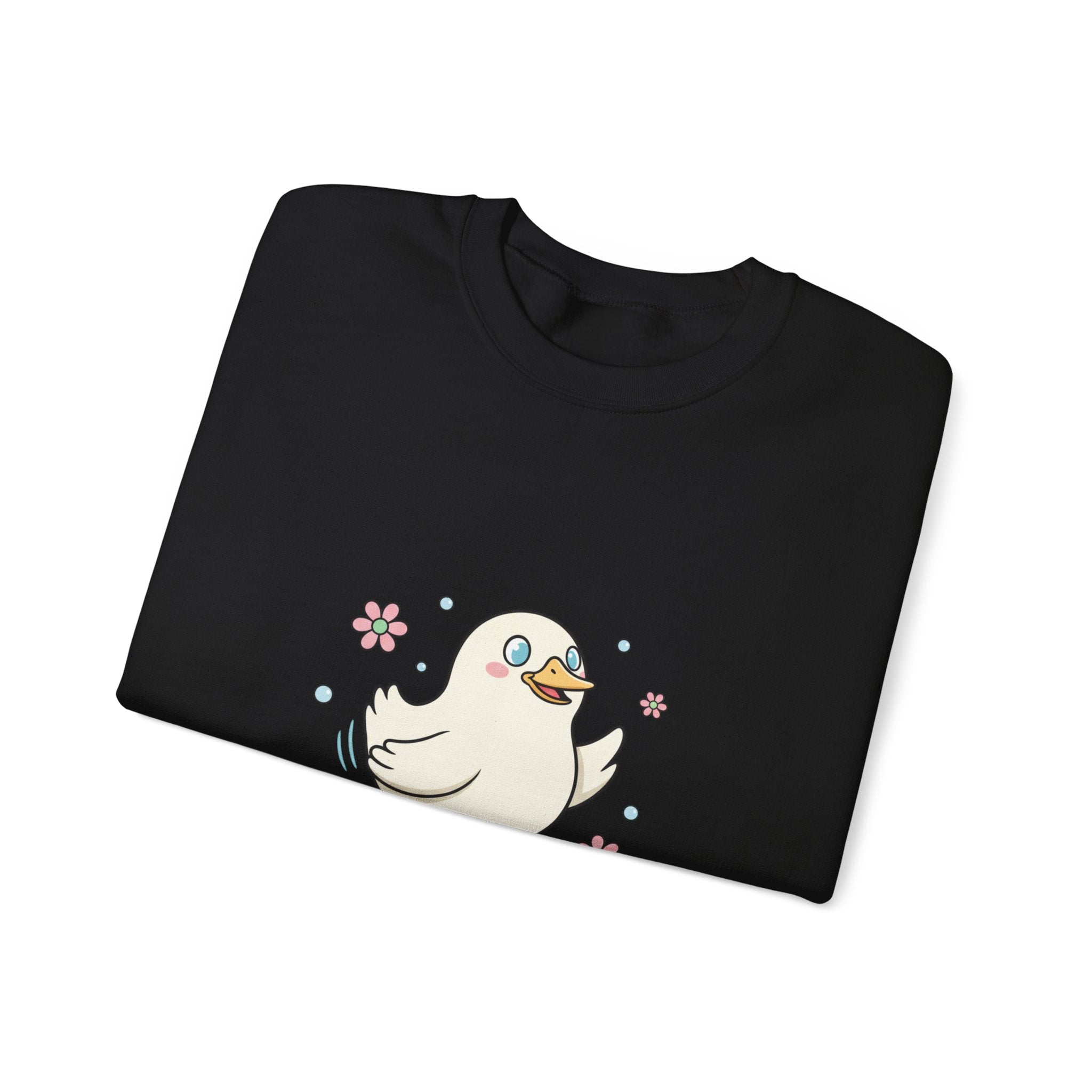 Silly Goose Cartoon Crewneck Sweatshirt | cute goose cartoon, honking goose meme