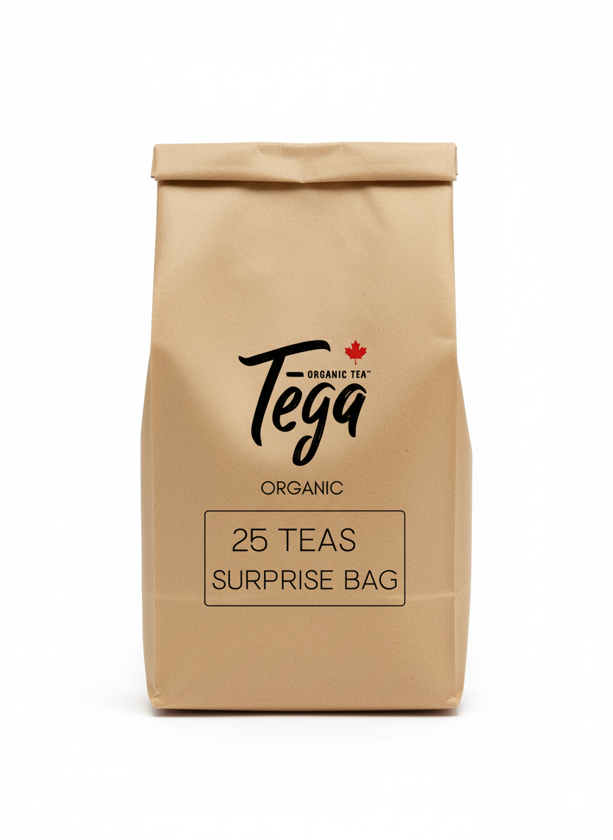 Tega Organic Tea Sampler – 25 Tea Bags
