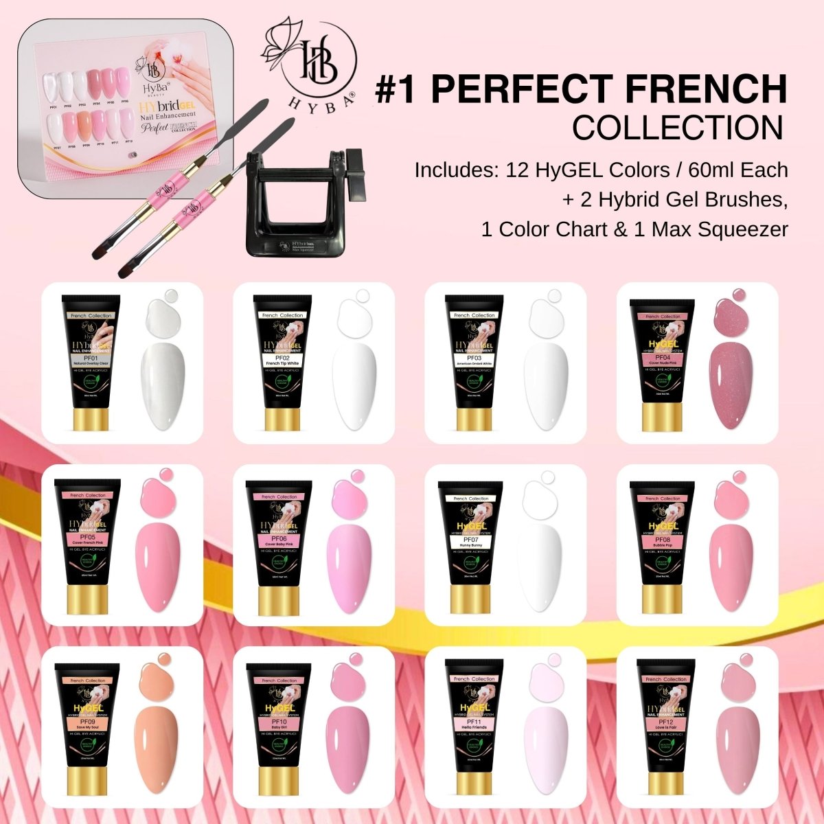 HyGEL® #1 PERFECT FRENCH COLLECTION - 60ml Listings